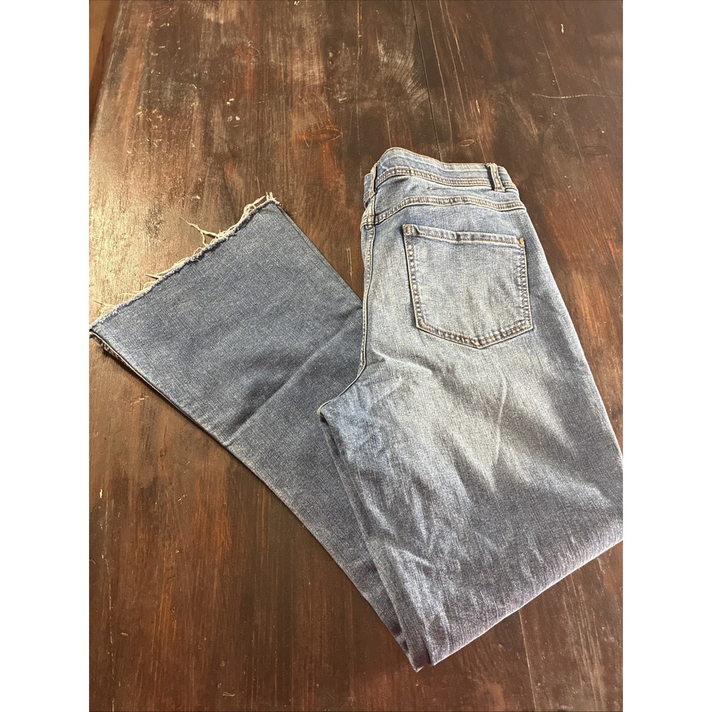 Est. 1946 Denim Women's Light Wash Blue Denim‎ Ankle Jeans Cut Offs 5-Pocket 14